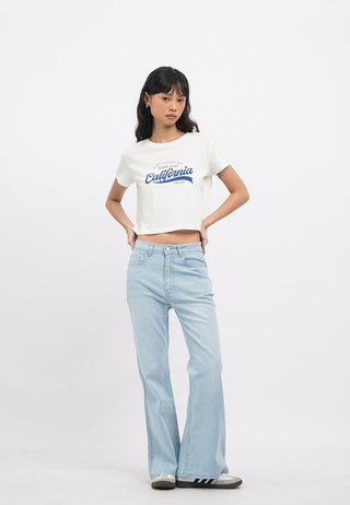 Short Sleeve Crop Graphic T-Shirt