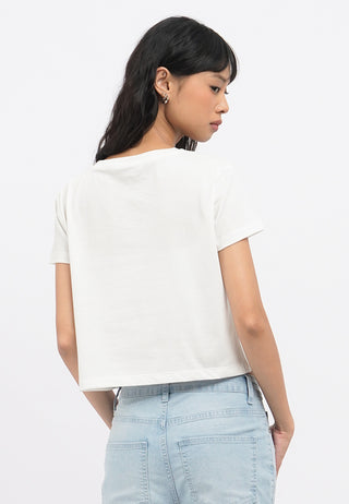 Short Sleeve Crop Graphic T-Shirt