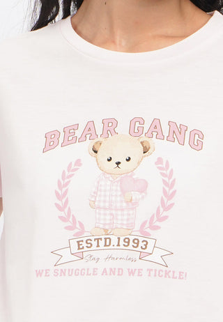 Short Sleeve Crop Graphic T-Shirt