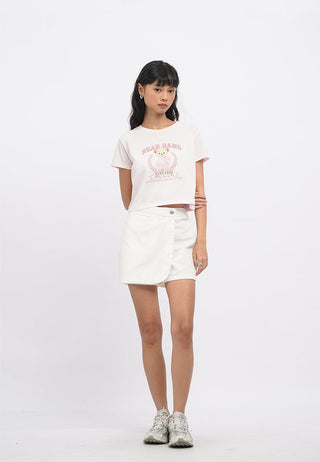 Short Sleeve Crop Graphic T-Shirt