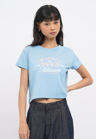 Short Sleeve Crop Graphic T-Shirt
