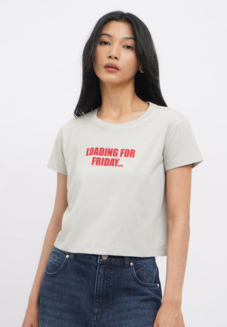 Short Sleeve Boxy Crop T-Shirt
