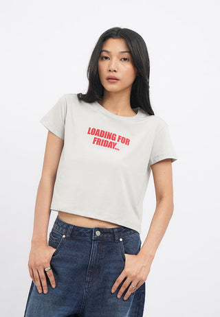 Short Sleeve Boxy Crop T-Shirt