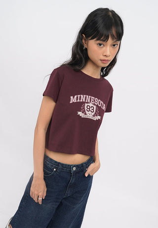 Short Sleeve Crop Graphic T-Shirt
