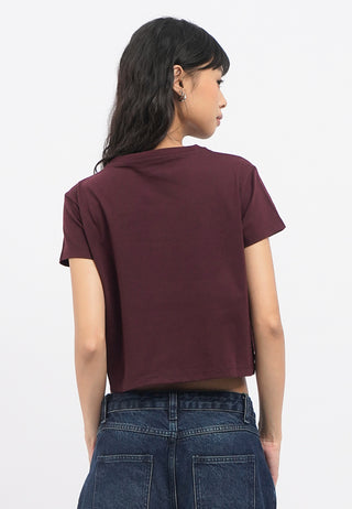 Short Sleeve Crop Graphic T-Shirt