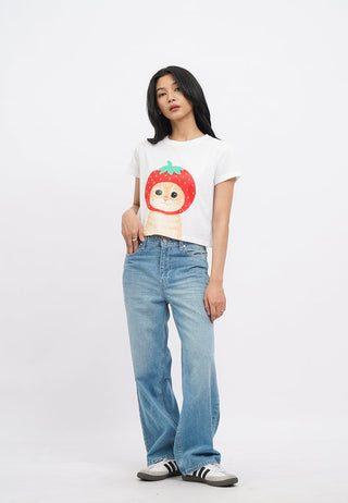 Short Sleeve Boxy Crop T-Shirt