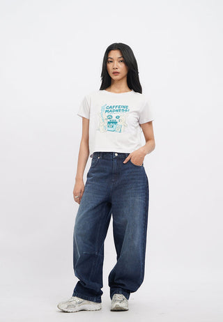 Short Sleeve Boxy Crop T-Shirt