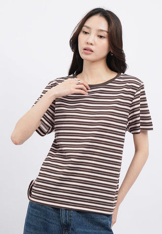 Short Sleeve Stripes T-Shirt