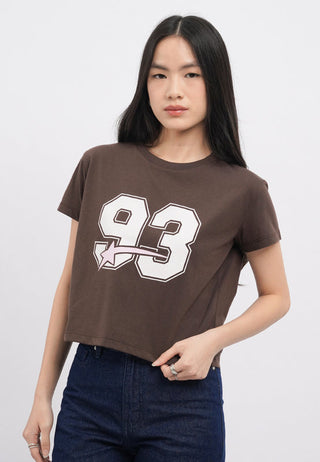 Short Sleeve Graphic Boxy Crop T-Shirt