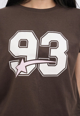 Short Sleeve Graphic Boxy Crop T-Shirt