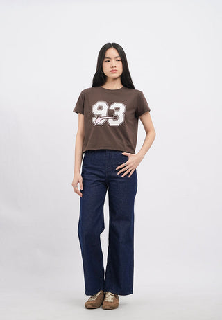 Short Sleeve Graphic Boxy Crop T-Shirt