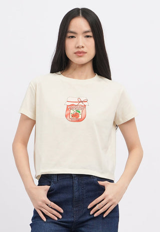 Short Sleeve Graphic Boxy Crop T-Shirt