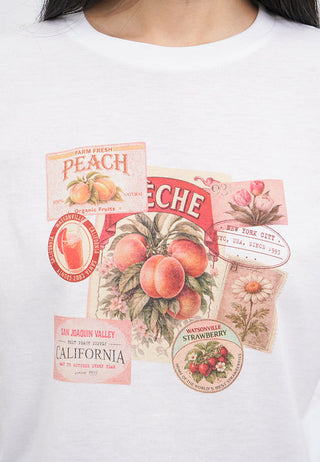 Short Sleeve Graphic Boxy Crop T-Shirt