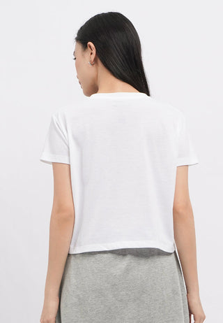 Short Sleeve Graphic Boxy Crop T-Shirt
