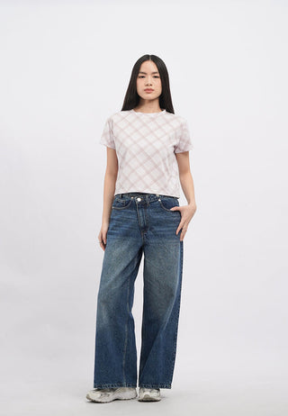 Short Sleeve Full Print Boxy Crop T-Shirt