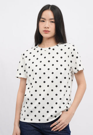 Short Sleeve Polkadot T-Shirt