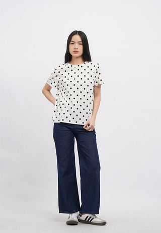 Short Sleeve Polkadot T-Shirt