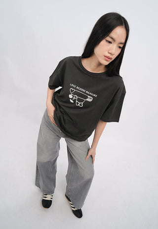 Oversized Short Sleeve Graphic T-Shirt