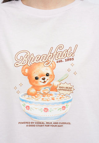 Short Sleeve Graphic Crop T-Shirt