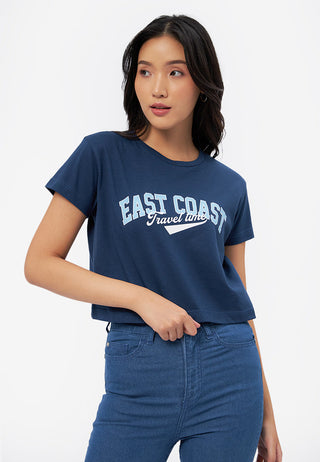 Short Sleeve Graphic Crop T-Shirt