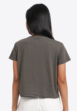 Short Sleeve Graphic Crop T-Shirt