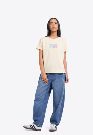 Round Neck Short Sleeve Graphic T-Shirt