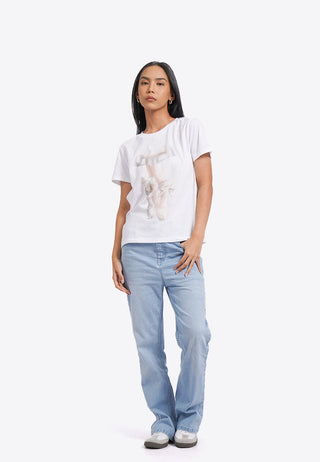 Round Neck Short Sleeve Graphic T-Shirt