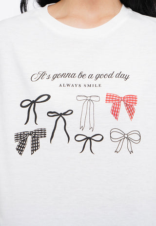 Short Sleeve Graphic Crop T-Shirt