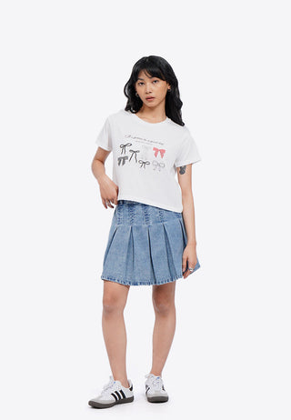 Short Sleeve Graphic Crop T-Shirt