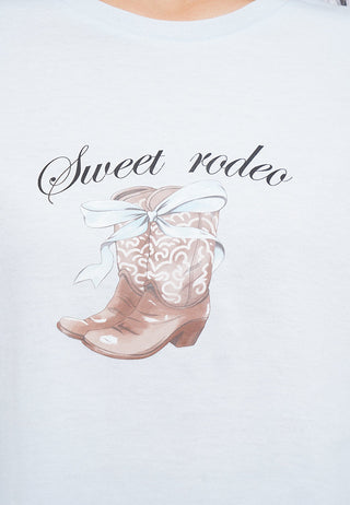 Short Sleeve Graphic Crop T-Shirt