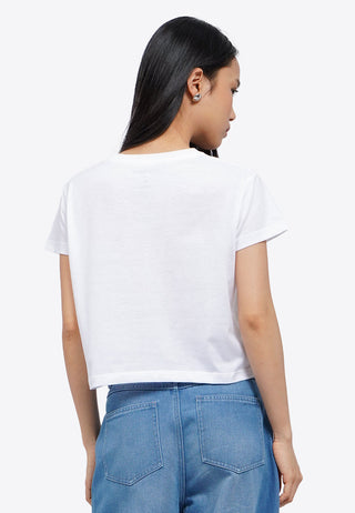Short Sleeve Graphic Crop T-Shirt