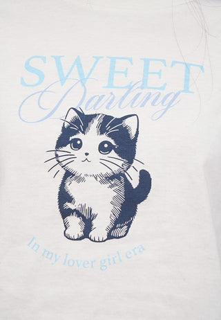 Short Sleeve Graphic Crop T-Shirt