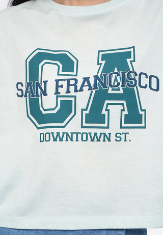 Short Sleeve Graphic Crop T-Shirt