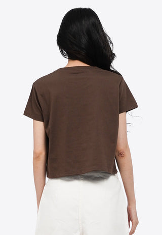 Short Sleeve Graphic Crop T-Shirt