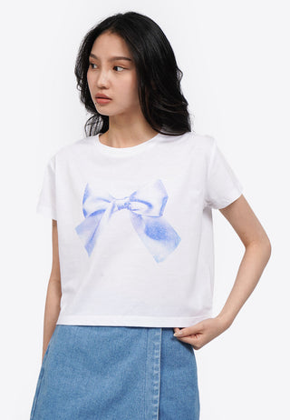 Short Sleeve Graphic Crop T-Shirt