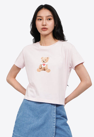 Short Sleeve Graphic Crop T-Shirt