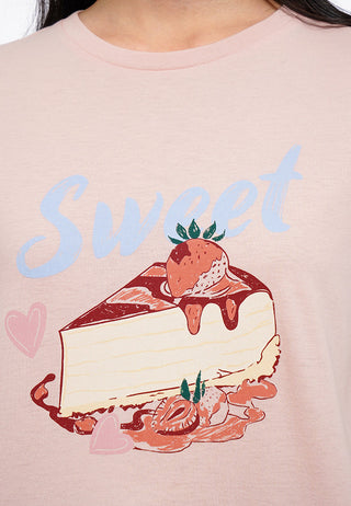 Short Sleeve Graphic Crop T-Shirt