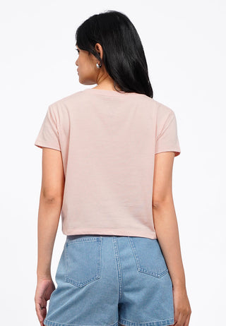Short Sleeve Graphic Crop T-Shirt