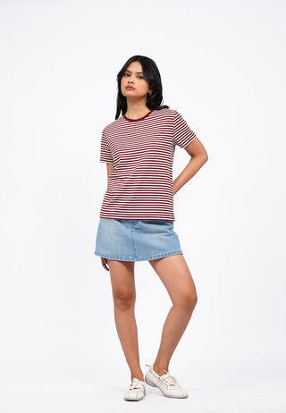 Short Sleeve Stripes T-Shirt