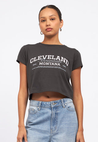 Short Sleeve Graphic Crop T-Shirt