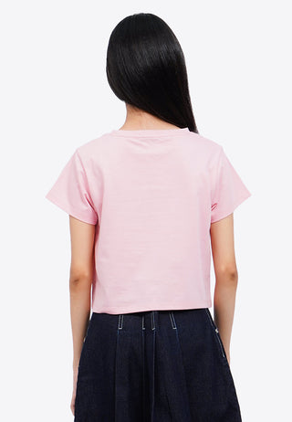 Short Sleeve Basic Crop T-Shirt