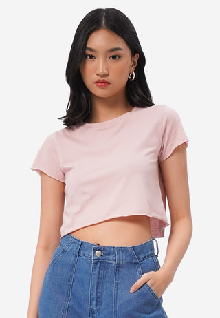 Short Sleeve Boxy Crop Top