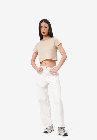 Short Sleeve Boxy Crop Top