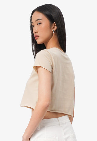 Short Sleeve Boxy Crop Top