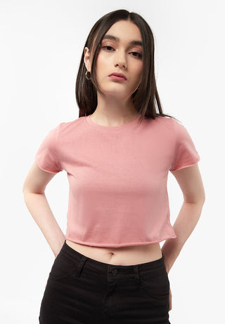 Short Sleeve Boxy Crop T-Shirt