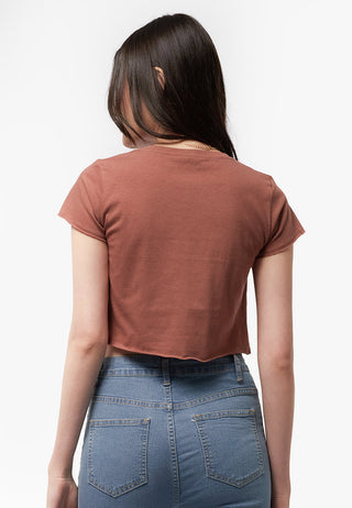 Short Sleeve Boxy Crop T-Shirt