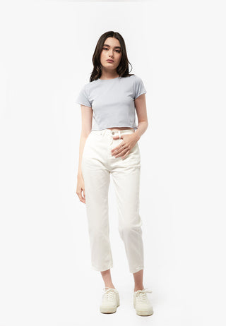 Short Sleeve Boxy Crop T-Shirt