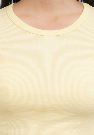 Short Sleeve Ribbed T-Shirt