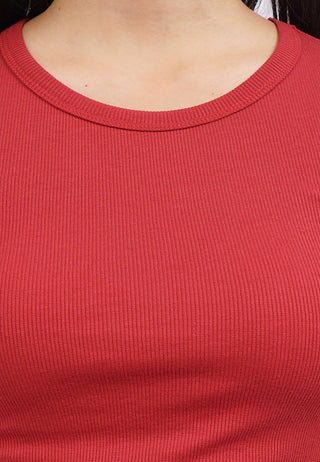 Short Sleeve Ribbed T-Shirt