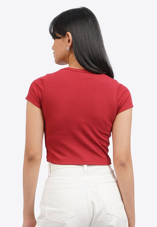 Short Sleeve Ribbed T-Shirt